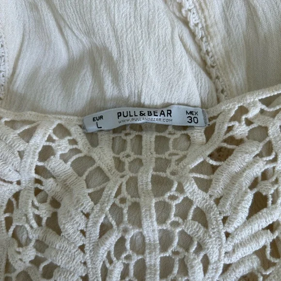 Pull&Bear Ivory Lace Top - Picture 3 of 3